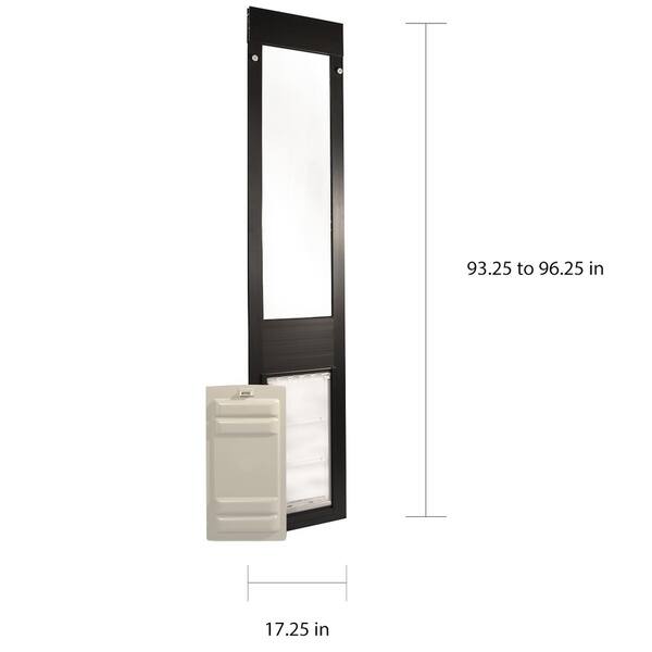 Ideal Pet Products 96 Fast Fit Aluminum Pet Patio Door In 2020 Patio Doors Sliding Glass Door Sliding Patio Doors