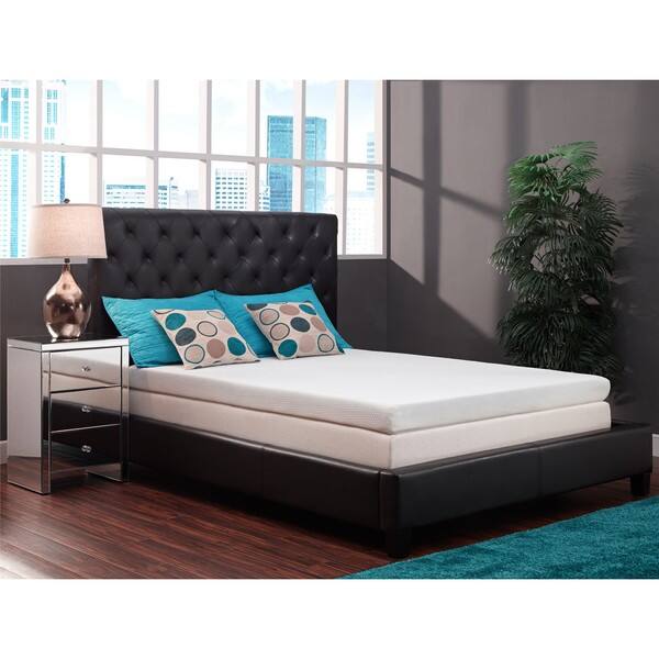 DHP Signature Sleep RenewFoam 4inch FullSize Gel Memory Foam Topper