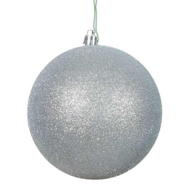 Silver Plastic Ornament Ball, Hanging Ball Ornament