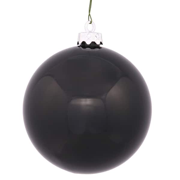 Shiny Christmas Ornaments, Black