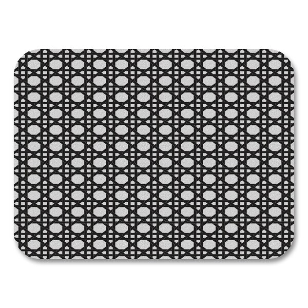 Black Lattice Placemats (Set of 4)