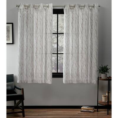 Buy Taupe Grommet Sheer Curtains Online At Overstock Our Best