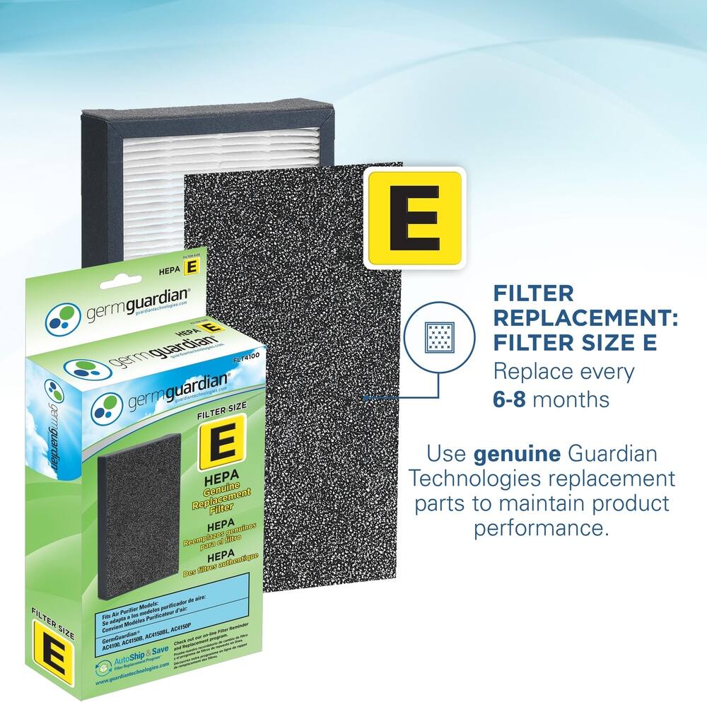 GermGuardian AC4150PCA Pink HEPA Air Purifier and Projector Bed Bath