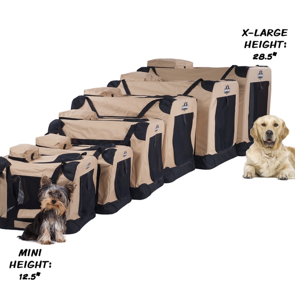 portable pet crate large