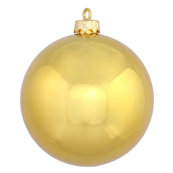 Gold 3-inch Luxe Shiny Ball Ornament (Pack of 32) - Bed Bath & Beyond ...