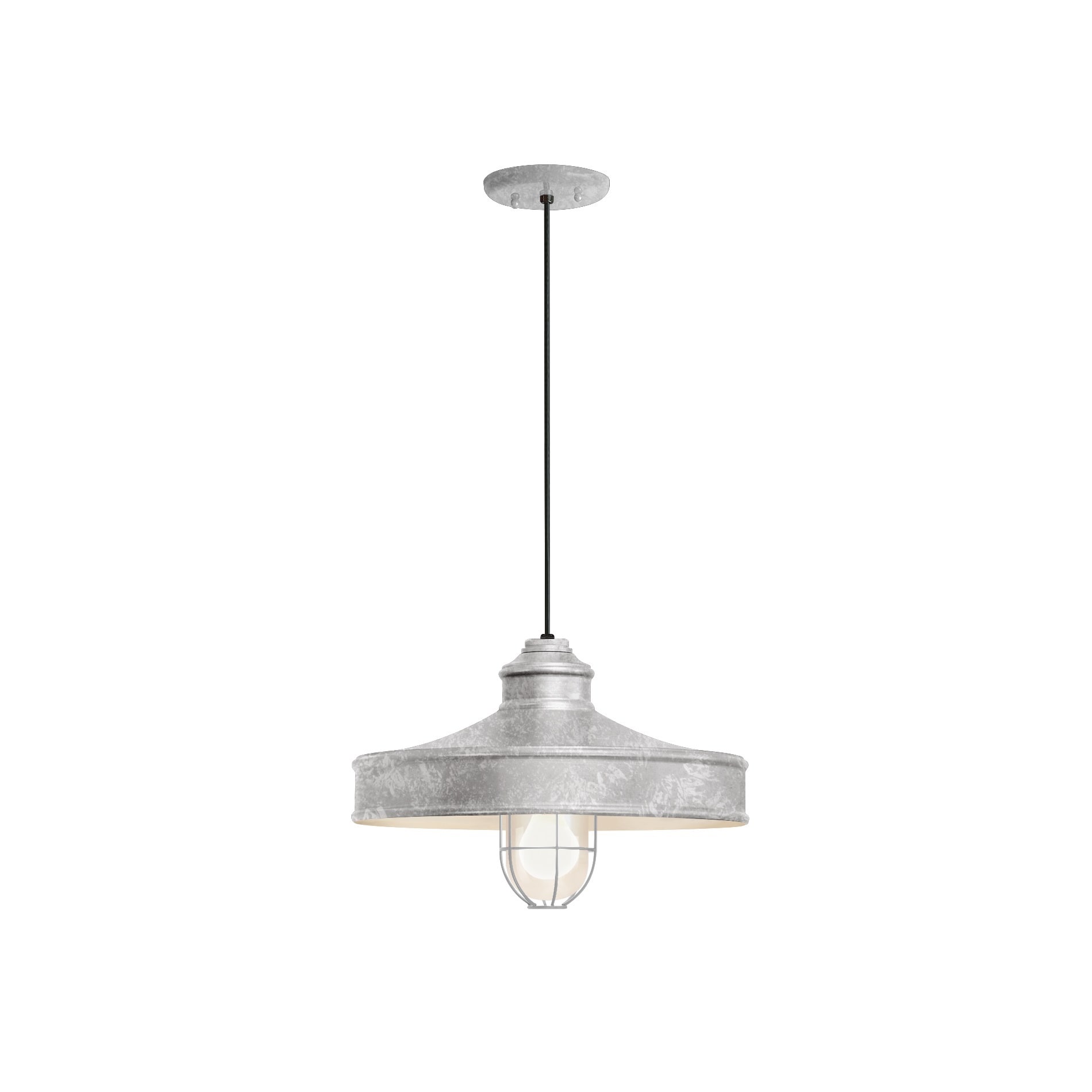 Troy Rlm Lighting Nostalgia Galvanized Wire Guard Pendant 14 Inch Shade Troy Rlm Lighting Nostalgia Galvanized Wire Guard Pendant 14 Inch Shade