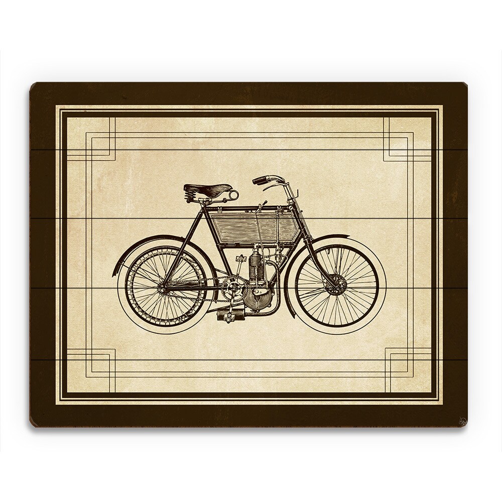 Shop Vintage Bike Wood Wall Art Overstock 12713265