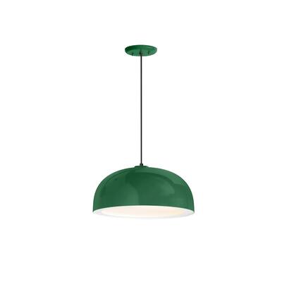 Troy RLM Lighting Dome Hunter Green Pendant, 16 inch Shade