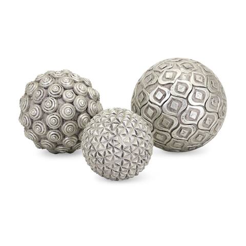 Silver Orchid Kerr Silver Balls (Set of 3)