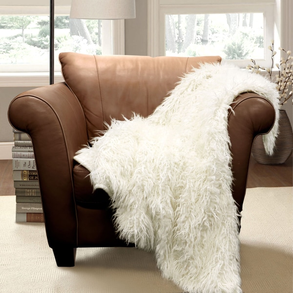 Lush Decor Luca Faux Fur Throw
