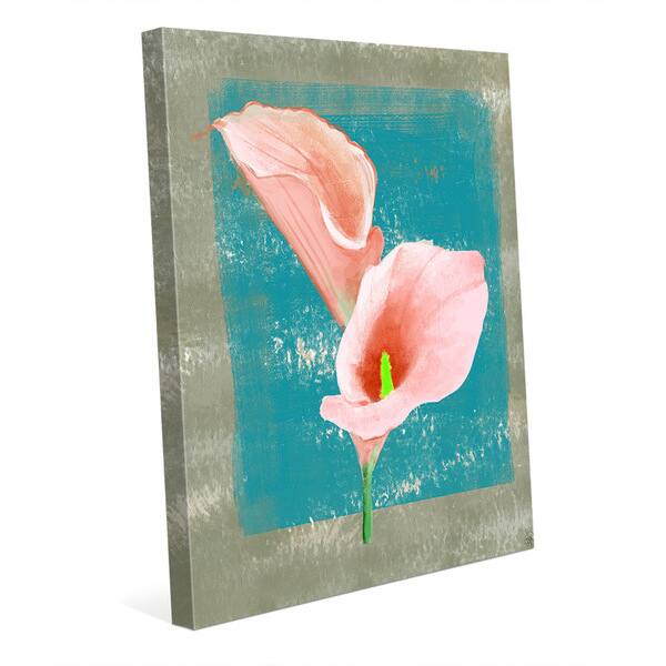 Shop Gentle Calla Lily Canvas Wall Art Overstock 12714559