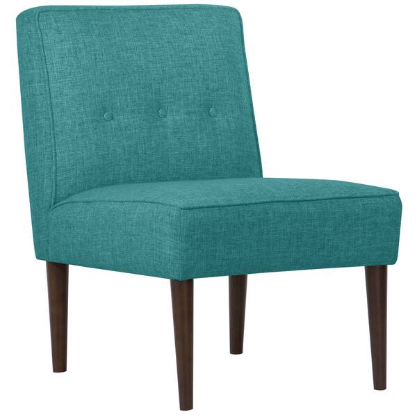 Skyline Furniture Zuma Peacock Three Button Armless Chair Overstock
