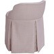 preview thumbnail 4 of 6, Skyline Furniture Skyline Linen Smokey Quartz Vanity Chair