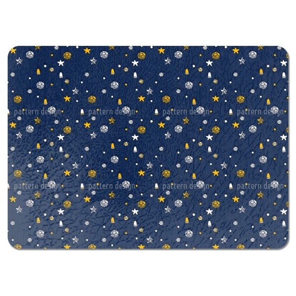 Shop Christmas Decorations Blue Placemats (Set of 4) Free Shipping