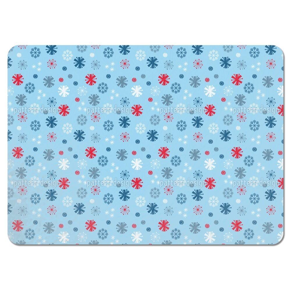 Snowflake Blues Placemats (Set of 4)