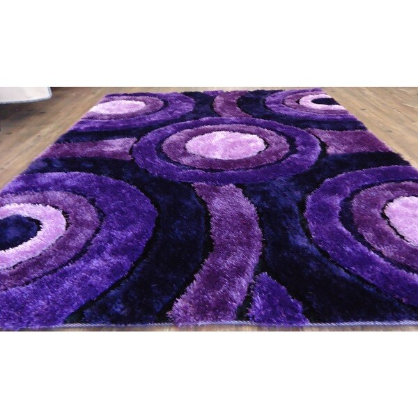 Extremely Soft Shaggy Rug Runner Brimming with a Colorful Shade of ...