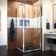 preview thumbnail 8 of 30, DreamLine Flex 36 in. D x 36 in. W x 74 3/4 in. H Pivot Shower Enclosure and Shower Base Kit - 36" x 36" Black