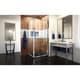 preview thumbnail 31 of 30, DreamLine Flex 36 in. D x 36 in. W x 74 3/4 in. H Pivot Shower Enclosure and Shower Base Kit - 36" x 36"