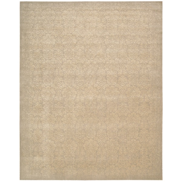 slide 2 of 2, Nourison Silken Allure Area Rug 9'9" x 13'9" - Tan - Rectangle