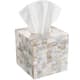 Tissue Box Covers that Match Kassatex Cabana White Bath Accessory collection