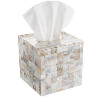 Mother Of Pearl Bathroom Accessories Find Great Bath Towels Creative Scents Milano Square Tissue Box Cover