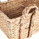 preview thumbnail 2 of 2, Household Essentials Large Rectangular Wicker Floor Basket with Braided Handles - 17'' x 22''