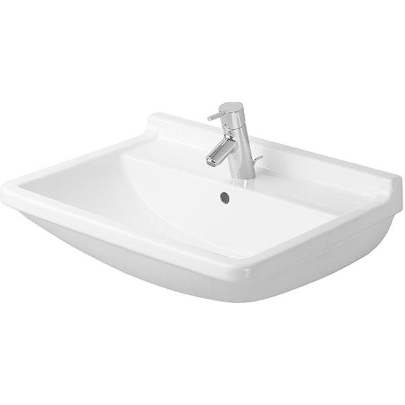 Duravit Starck White Porcelain Single-hole Wall-mount Washbasin Sink 0300600000