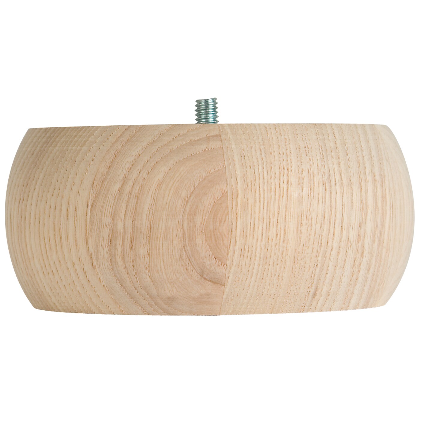 5 in. x 2-1/4 in. Pine Bun Foot 5 in. x 2-1/4 in. Pine Bun Foot