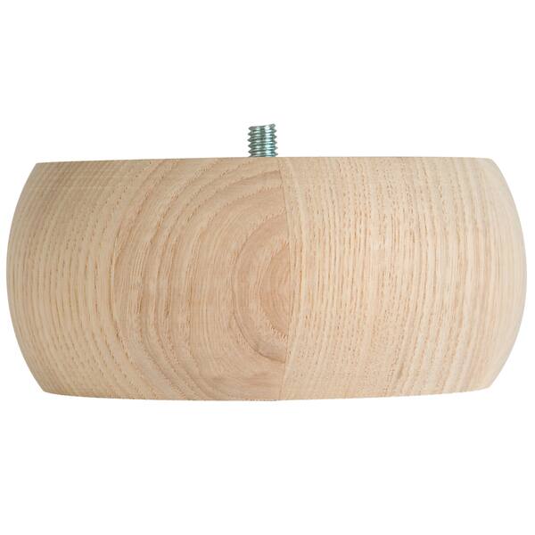 5 in. x 2-1/4 in. Pine Bun Foot