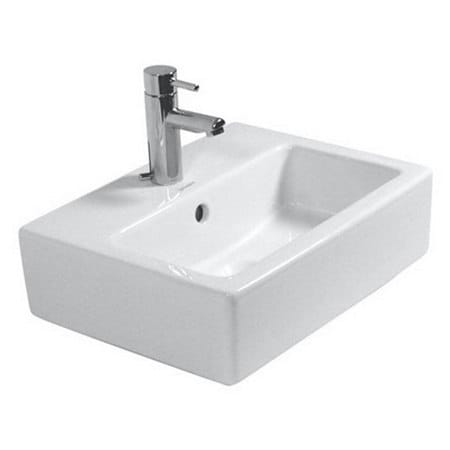 Duravit Vero White Porcelain Single Hole Wall Mount Handrinse Duravit Vero White Porcelain Single Hole Wall Mount Handrinse Sink 07044500271