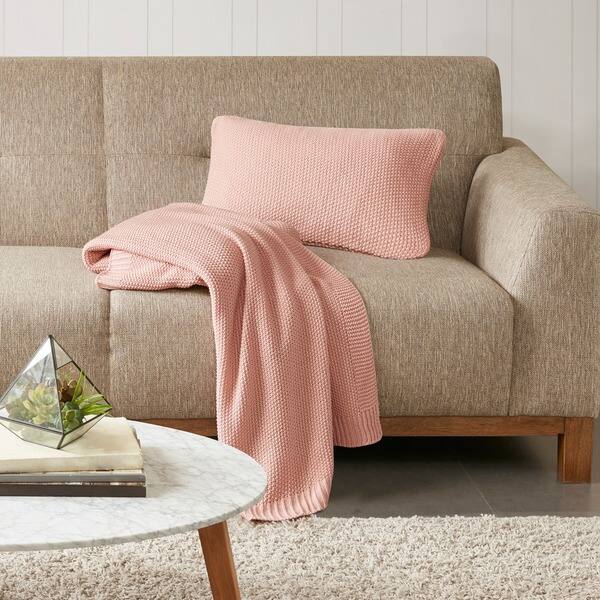 Shop Carson Carrington Jekabpils Knit Oblong Pillow Cover On