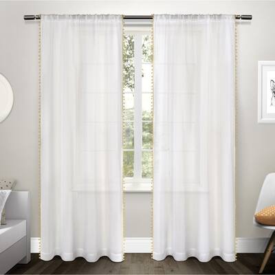 Buy Yellow Hand Wash Sheer Curtains Online At Overstock Our