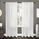 preview thumbnail 1 of 36, The Gray Barn Dreamweaver Pom Pom Applique Sheer Rod Pocket Top Curtain Panel Pair