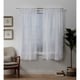 preview thumbnail 29 of 36, The Gray Barn Dreamweaver Pom Pom Applique Sheer Rod Pocket Top Curtain Panel Pair