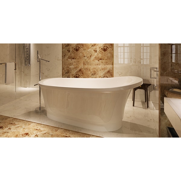 HelixBath Olympia Freestanding Deep Soaking Bathtub - Free Shipping ... HelixBath Olympia Freestanding Deep Soaking Bathtub - Free Shipping ...