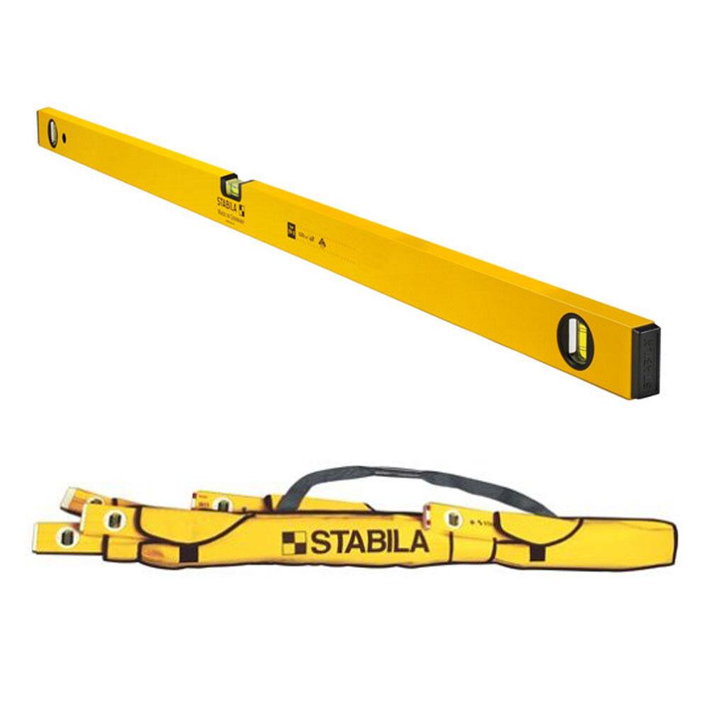Stabila 22948 Professional Grade 48" Type 70A-2 Homeowner's Construction Level w/ 5-Pocket Case