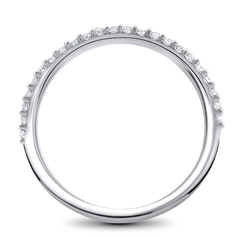 14k White Gold 1/4 ct TDW Eco Friendly Lab Grown Diamond Wedding Ring (F,G-SI1,SI2)
