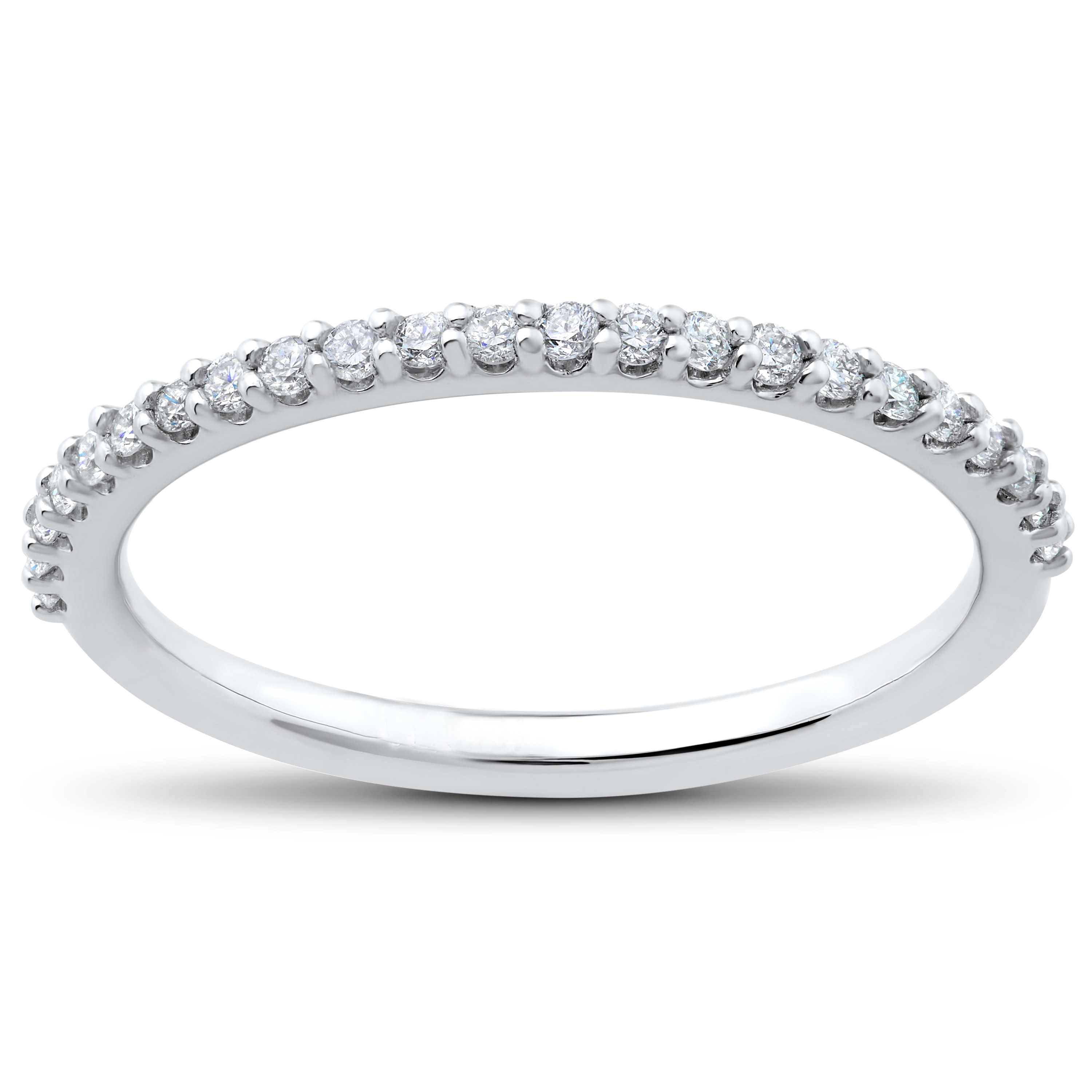 Bliss Diamond 14k White Gold 1/4 ct TDW Eco Friendly Lab Grown Diamond Wedding Ring (F,G-SI1,SI2)
