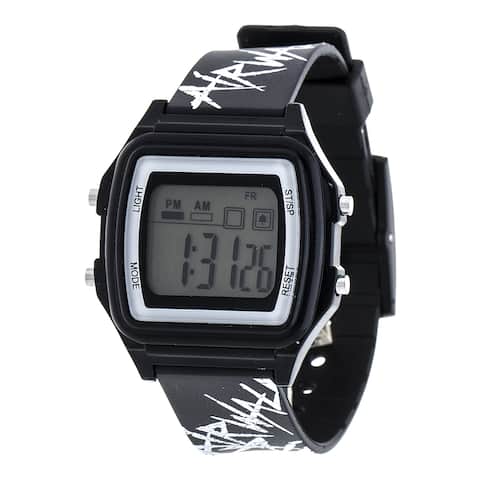 Airwalk Black Digital Watch w/ Silicon Strap Design