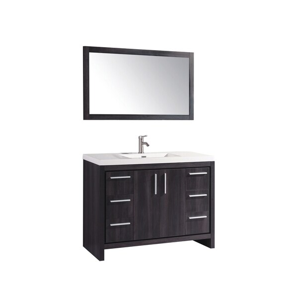 Miami 48 Single Sink Bathroom Vanity Set Free Shipping Today Miami 48 Single Sink Bathroom Vanity Set
