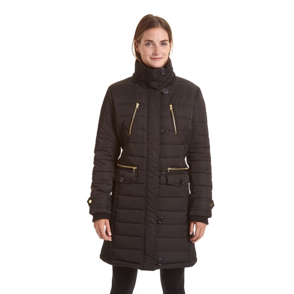 three quarter length puffer jacket