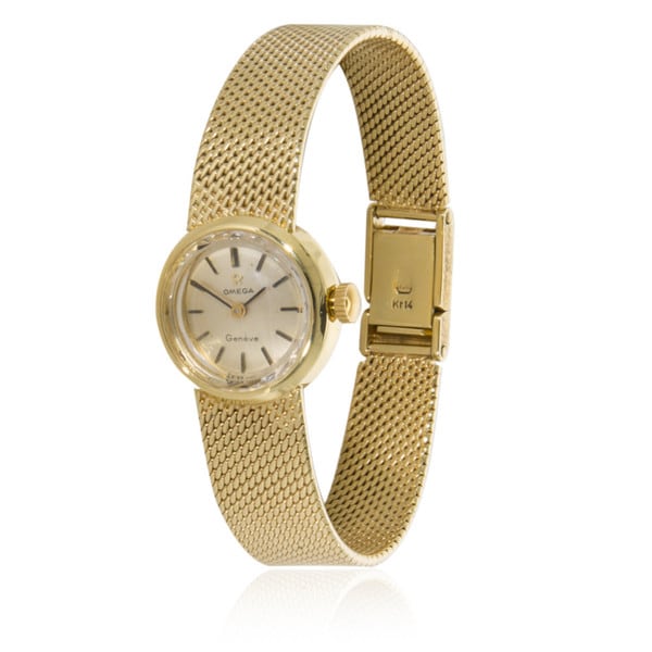 Shop Pre Owned Vintage 1970s Omega Dress Manual Wind Watch In 14k Yellow Gold Overstock 12736307