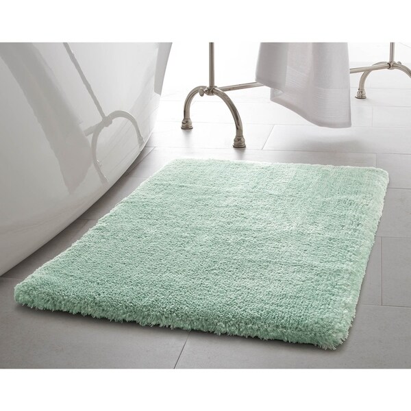 Laura Ashley Pearl Plush 20 x 32 in. Bath Mat