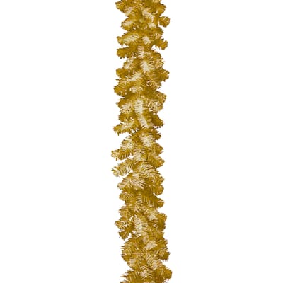 National Tree Company 6 ft. Champagne Tinsel Garland