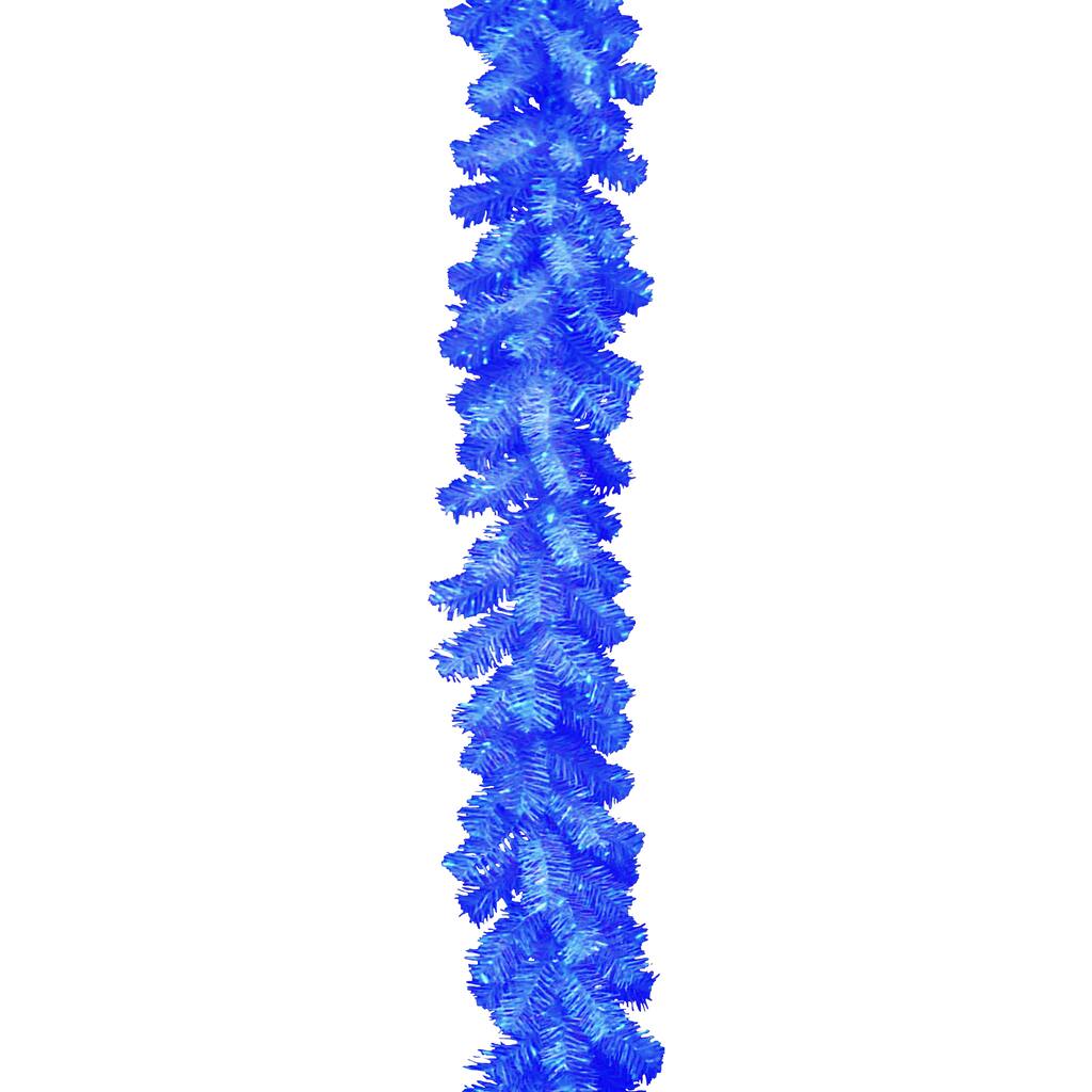 National Tree Company 6 ft. Blue Tinsel Garland