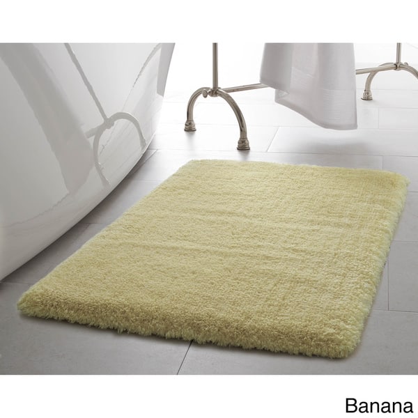 Shop Laura Ashley Pearl Plush 17 X 24 In Bath Mat On Sale