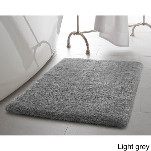 Shop Laura Ashley Pearl Plush 17 X 24 In Bath Mat On Sale