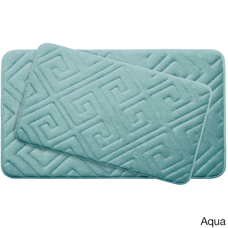 Caicos Memory Foam 2-Piece Bath Mat Set w/ BounceComfort Technology