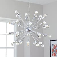 Safavieh Lighting Starburst Sputnik 20-light Chrome Adjustable Pendant Lamp