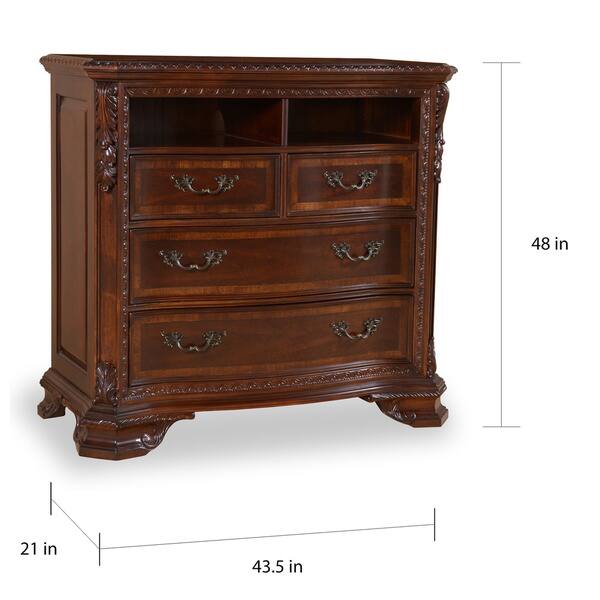 Shop A R T Furniture Old World 3 Drawer Media Chest Overstock
